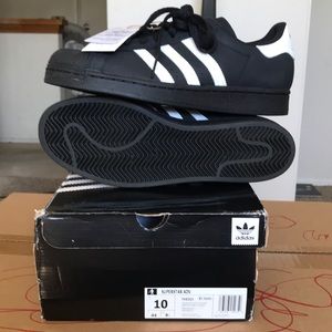 Adidas Superstar ADV Black/white stripes/black Sole/gold foil leather